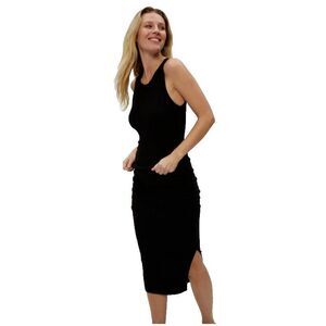 Michael Stars Black Midi Dress